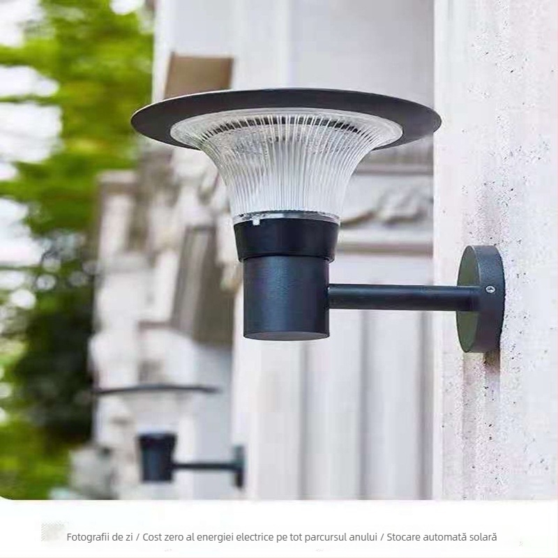 Lampă de perete exterioară LED, ultra-luminantă pentru scări, holuri, vilă, balcon rezistent la apă, poartă, curte și terasă