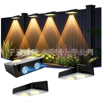 Lampă solară magnetică de exterior, impermeabilă, iluminare de perete pentru curte, gard și verandă, interior și exterior