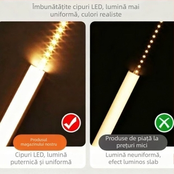 Bandă LED 24V 2835 RGB, temperatură dublă a culorii, autoadezivă, lumină liniară ultra-luminoasă, fără pâlpăire, reglaj inteligent