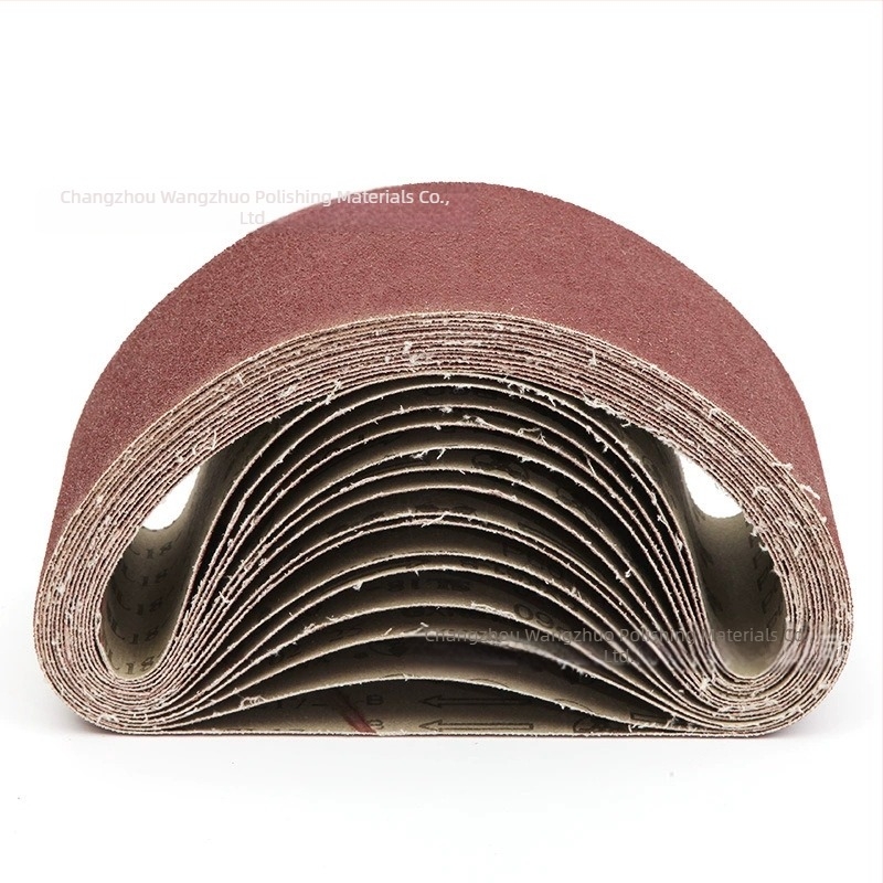 Bandă de șlefuit rezistentă la uzură 610×100 mm pentru prelucrarea lemnului și lustruirea metalelor, potrivită pentru aluminiu și cupru; abraziv: oxid de aluminiu