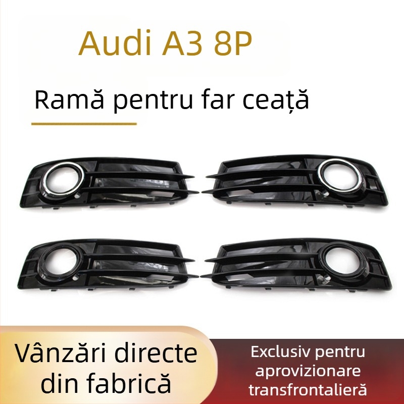 Cadru pentru farul de ceață și bara față pentru Audi A3 8P S-Line, 2009-2012, piesa 8P0807681Q