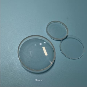 Lentilă menisc din sticlă optică K9, lentilă sferică de înaltă definiție, ansamblu de lentile cu prismă și lentile concave-convexe