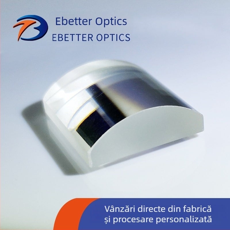 Oglindă cilindrică plan-convexă din fluorură de litiu, acoperire opțională, dimensiune personalizabilă, lentilă optic, prism