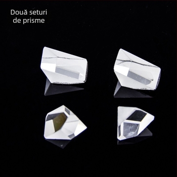 Binoclu 8x21 cu sistem de cale optic, lentile din sticlă optică, ocular, prismă, obiectiv — set complet
