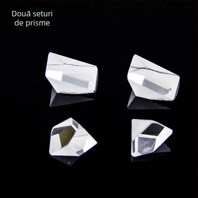 Binoclu 8x21 cu sistem de cale optic, lentile din sticlă optică, ocular, prismă, obiectiv — set complet