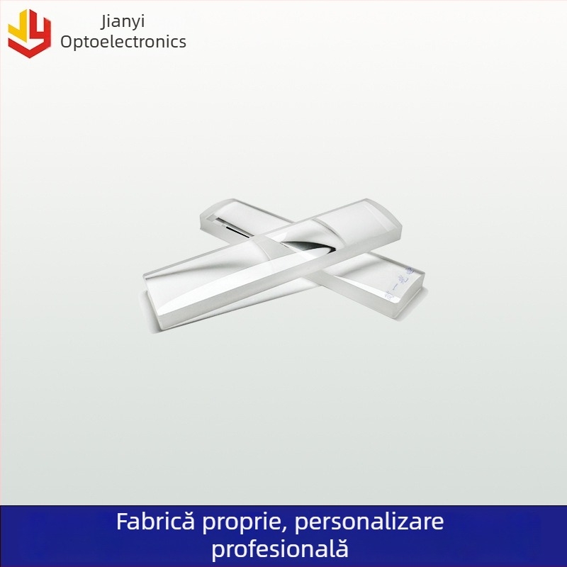 Sticlă optică, oglindă hemicilindrică, lentilă cilindrică plano-concavă, acoperire cu cuarț K9, prismă personalizabilă