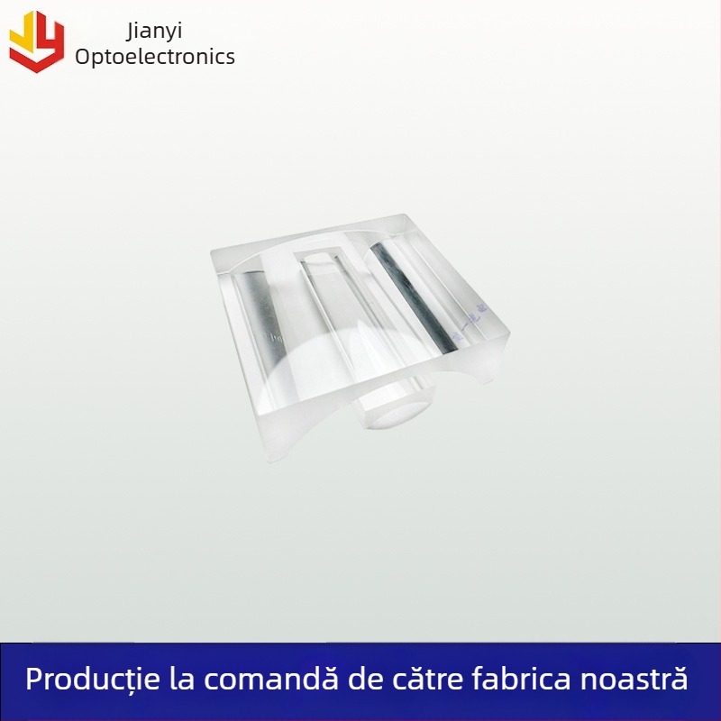 Sticlă optică, oglindă hemicilindrică, lentilă cilindrică plano-concavă, acoperire cu cuarț K9, prismă personalizabilă