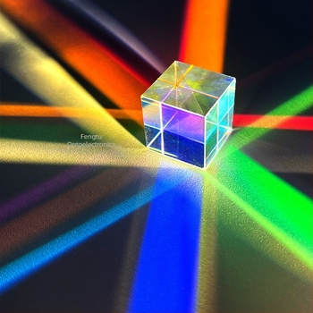 Prismă captatoare de soare hexagonală din sticlă optic, dispersie de culoare, decor de birou pentru experimente