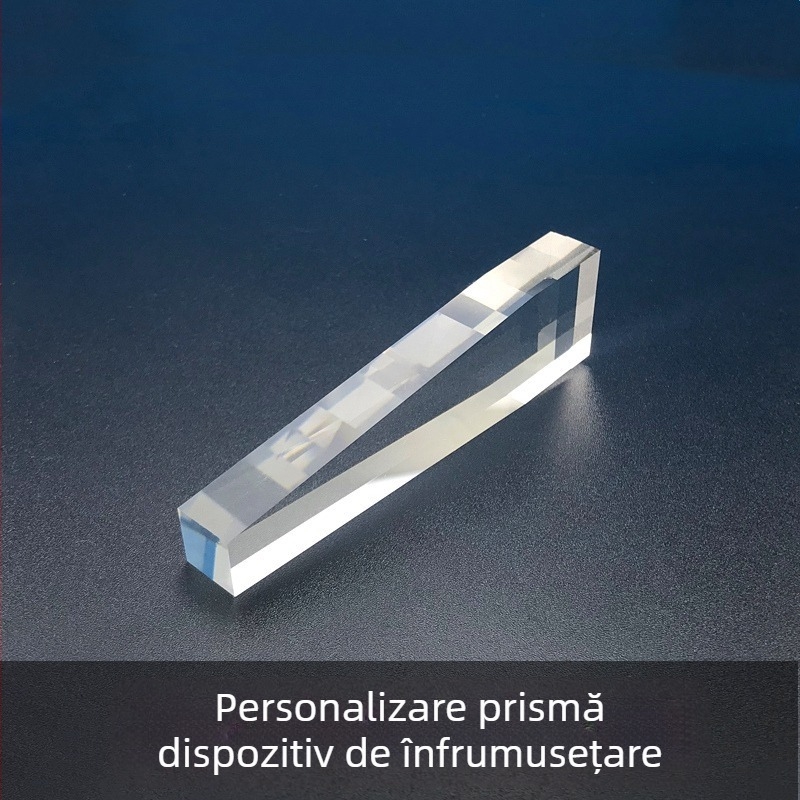 Instrument de înfrumusețare cu laser: prismă, lentilă optică personalizată, prismă de cuarț pătrată, con de ghidare a luminii, sticlă K9, transmitanță