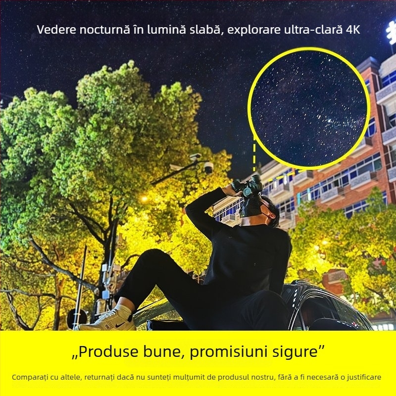 Binoclu cu mărire mare, claritate HD, viziune nocturnă în condiții de iluminare scăzută, potrivit pentru concerte, utilizare profesională, conectare la telefonul mobil pentru fotografie, adulți.