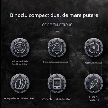 Monoclu cu mărire mare, calitate germană, profesional, pentru adulți, exterior, HD, luminozitate redusă, pentru concerte