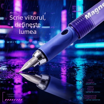 MP-2091 pix erasibil cu magneți pentru copii, stil cyberpunk, scriere lină, cartușe de cerneală înlocuibile și lubrifiant