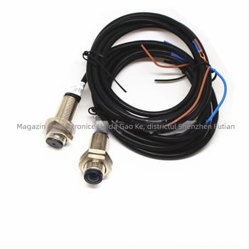 Senzor laser M12 mic, 5V, emițător și receptor laser prin fascicul, 30 m întrerupător fotoelectric infraroșu