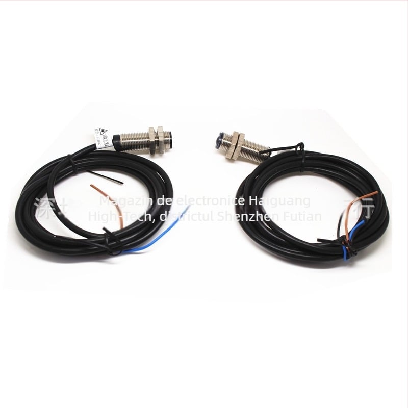 Senzor laser M12 mic, 5V, emițător și receptor laser prin fascicul, 30 m întrerupător fotoelectric infraroșu