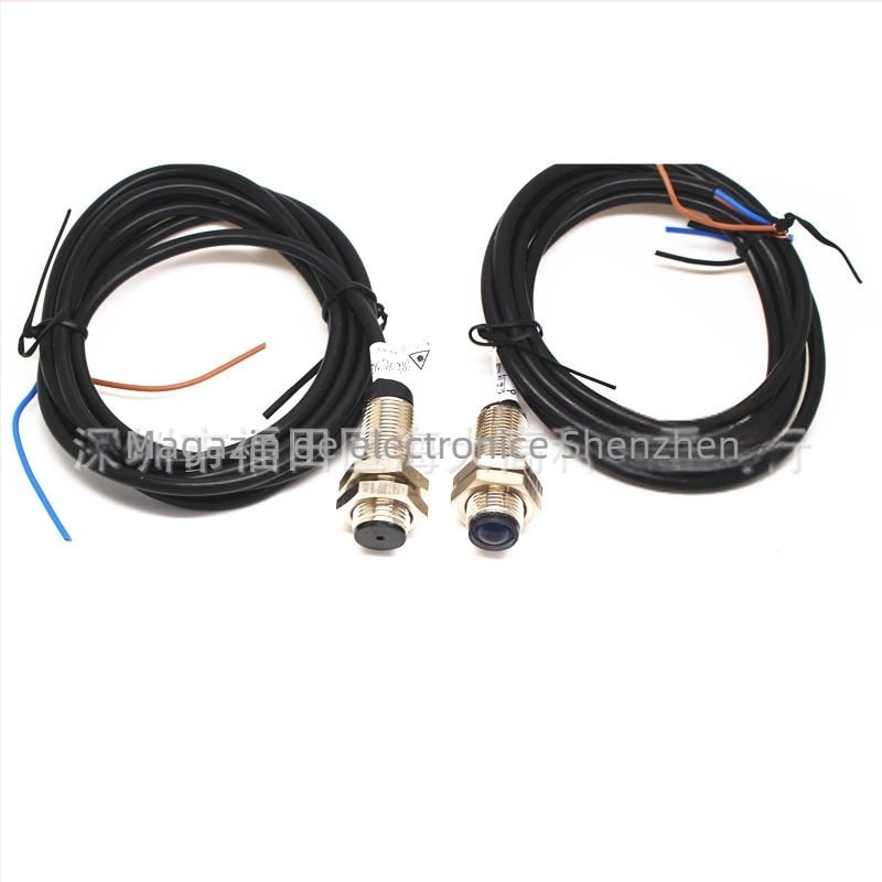 Senzor laser M12 mic, 5V, emițător și receptor laser prin fascicul, 30 m întrerupător fotoelectric infraroșu