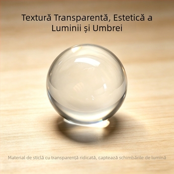 Kit optic pentru experimente științifice cu lentile concave și convexe, cuburi de cristal, sfere de lumină și prisme