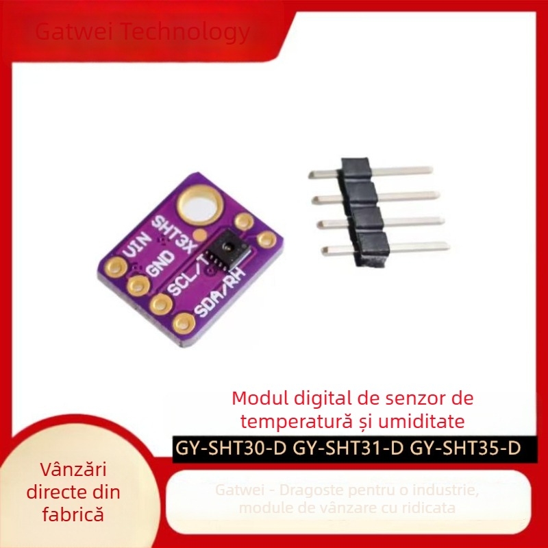 GY-SHT30-D, GY-SHT31-D, GY-SHT35-D modul senzor digital de temperatură și umiditate