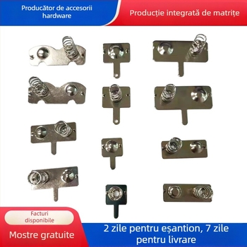 Tăblițe de contact pentru baterii nr. 5 și nr. 7 – piese ștanțate, contacte pentru baterii și electronice