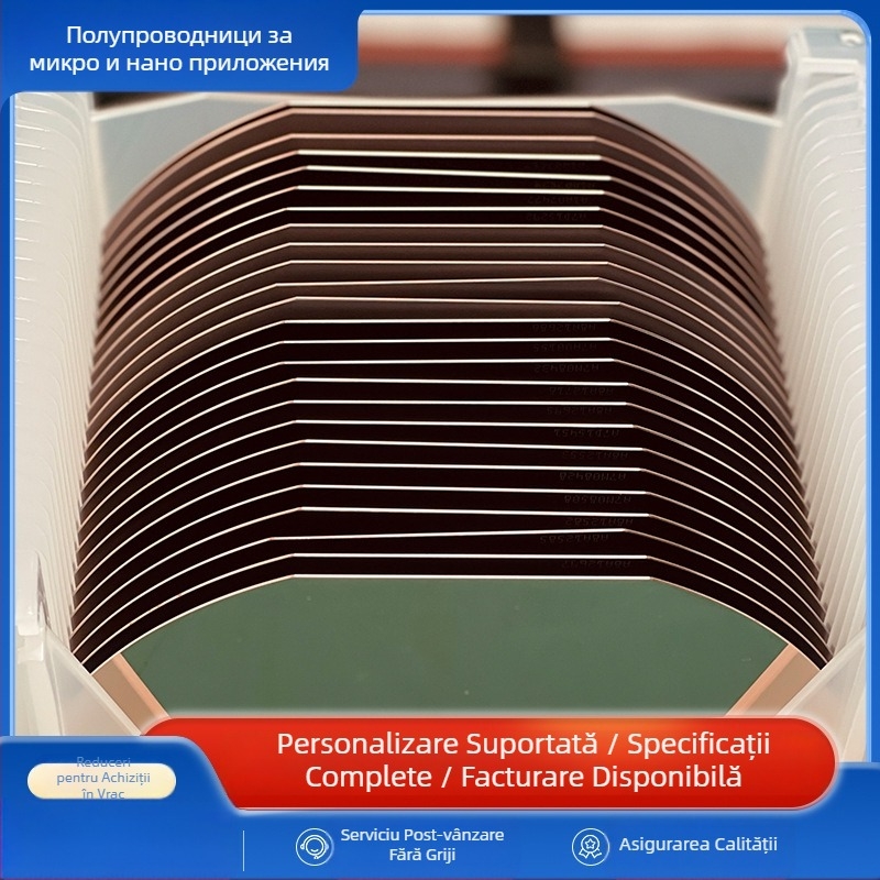 Wafer de siliciu cu placare cu cupru pentru semiconductori, sputtering magnetron în vid, acoperire prin evaporare termorezistentă și acoperire CVD