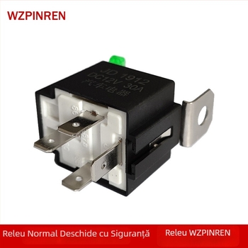 Wzpinren VFSA30DC12V releu auto - 12V 30A, 4 pini, cu siguranță