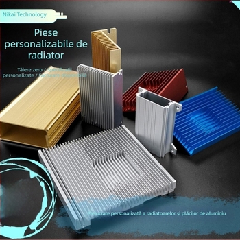 Radiator de disipare din aliaj de aluminiu cu carcasă pentru surse de alimentare și profil din aluminiu, model Srq