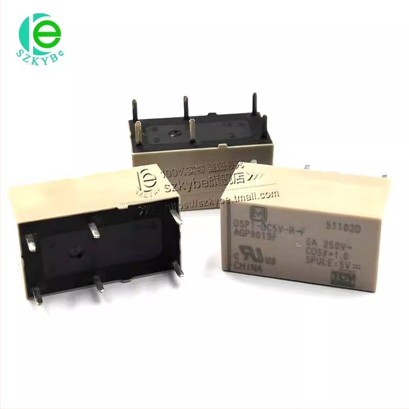 Releu electromecanic DSP1-DC5V-R-F, bobină 5/24V DC, 5A, 6 pini