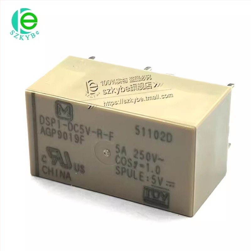 Releu electromecanic DSP1-DC5V-R-F, bobină 5/24V DC, 5A, 6 pini