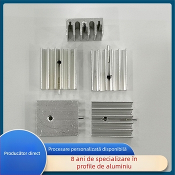 Radiator cu profil de aluminiu personalizat pentru iluminat LED de stradă și surse de alimentare, compatibil tiristoare