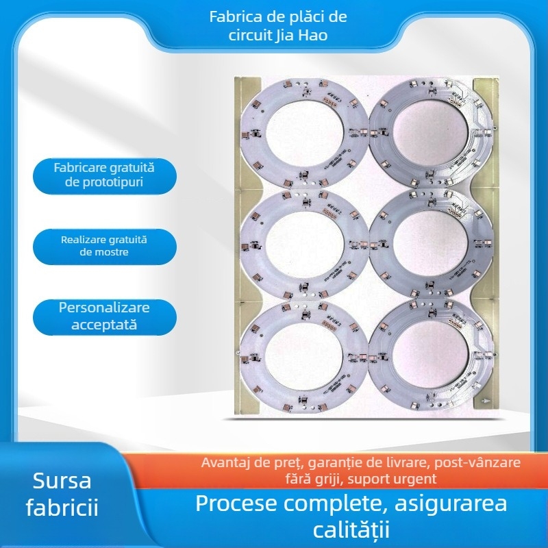 Plăci LED PCB din fibră de sticlă epoxidică, cu un singur strat