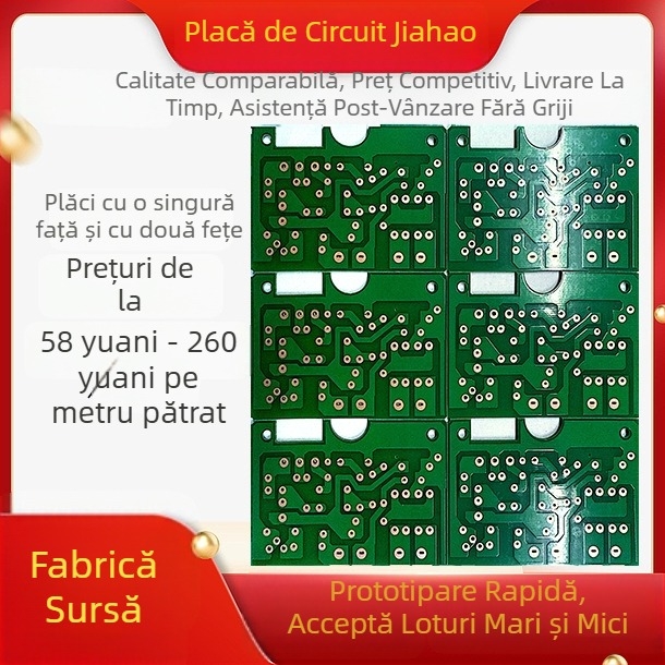 Placă PCB de alimentare FR4/CEM-3, fibră de sticlă, două sau un strat