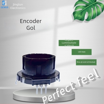 Comutator optic rotativ pentru sistemul audio auto, encoder și potentiometru, tip gol