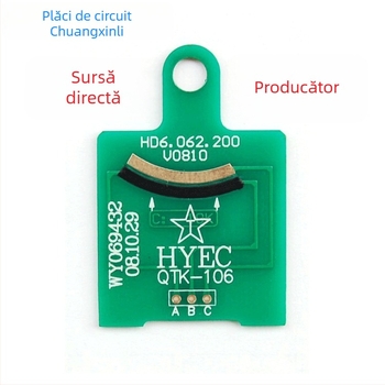 PCB FR-4 cu două straturi, rezistor din film de carbon și foaie termistor, proces carbon în ulei, placă ignifugă