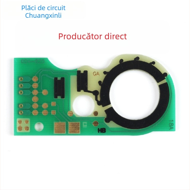 PCB FR-4 cu două straturi, rezistor din film de carbon și foaie termistor, proces carbon în ulei, placă ignifugă