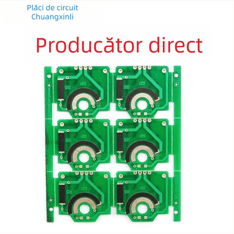 PCB FR-4 cu două straturi, rezistor din film de carbon și foaie termistor, proces carbon în ulei, placă ignifugă