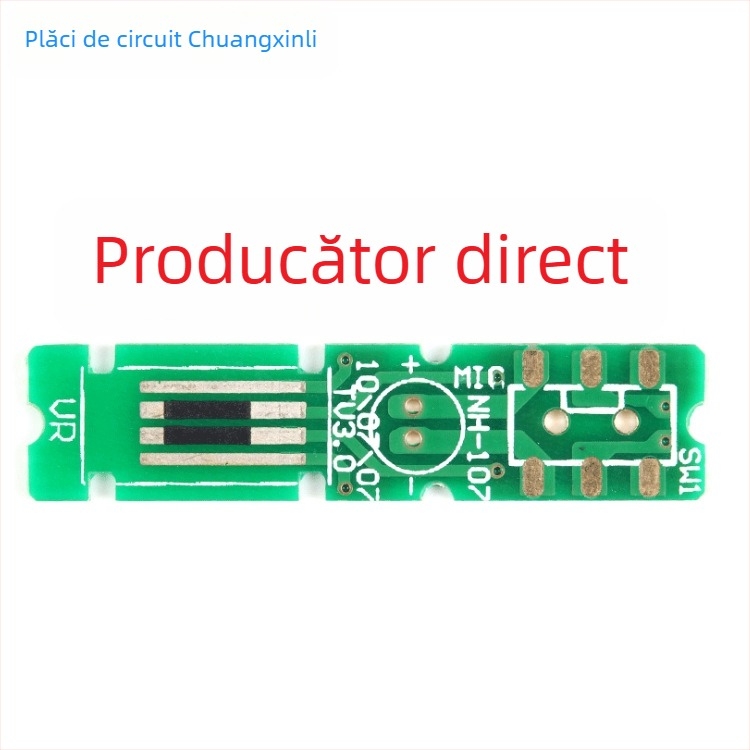 PCB FR-4 cu două straturi, rezistor din film de carbon și foaie termistor, proces carbon în ulei, placă ignifugă