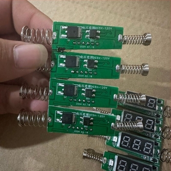 Tester de tensiune cu afișaj digital, universal 5V-120V pentru uz electric și reparații auto