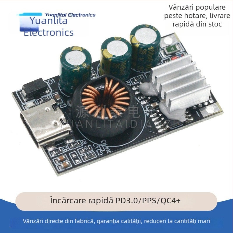 Modul de încărcare wireless pentru mașină cu PD3.0 PPS QC4+ pentru Apple, Samsung și Xiaomi – retrofit DIY