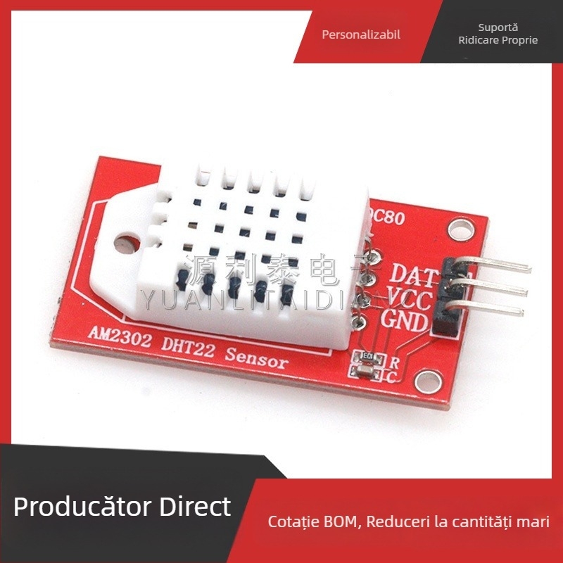AM2302 DHT22 Modul senzor de temperatură și umiditate pentru microcontroler