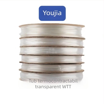 WTT Țeavă termoretractabilă transparentă 2:1 pentru fire și cabluri, protecție impermeabilă