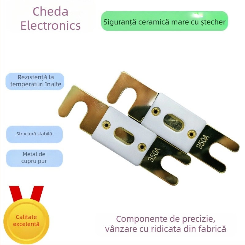 ANL siguranță ceramică plug-in pentru curent înalt, 30–600A, pentru conexiuni fork-bolt