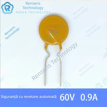 JK60-090 Jinke PPTC resetabil plug-in 0.9A 60V dispozitiv de protecție
