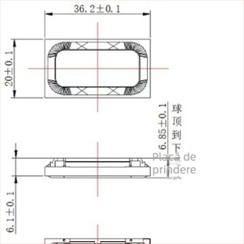 3620/3820 5W difuzor ultra-subțire pentru difuzor Bluetooth mic