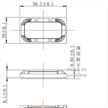3620/3820 5W difuzor ultra-subțire pentru difuzor Bluetooth mic