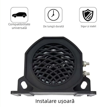 Alarmă universală de recul pentru camioane și stivuitoare, 12-48V, impermeabil, 110 dB