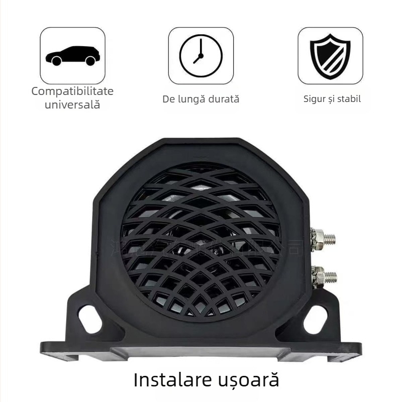 Alarmă universală de recul pentru camioane și stivuitoare, 12-48V, impermeabil, 110 dB