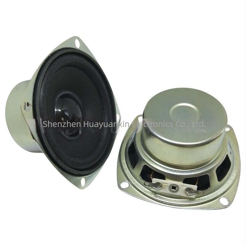 Difuzor pătrat de 3 inchi, gamă întreagă, magnet dublu, 16-core, 8 Ω, 10 W