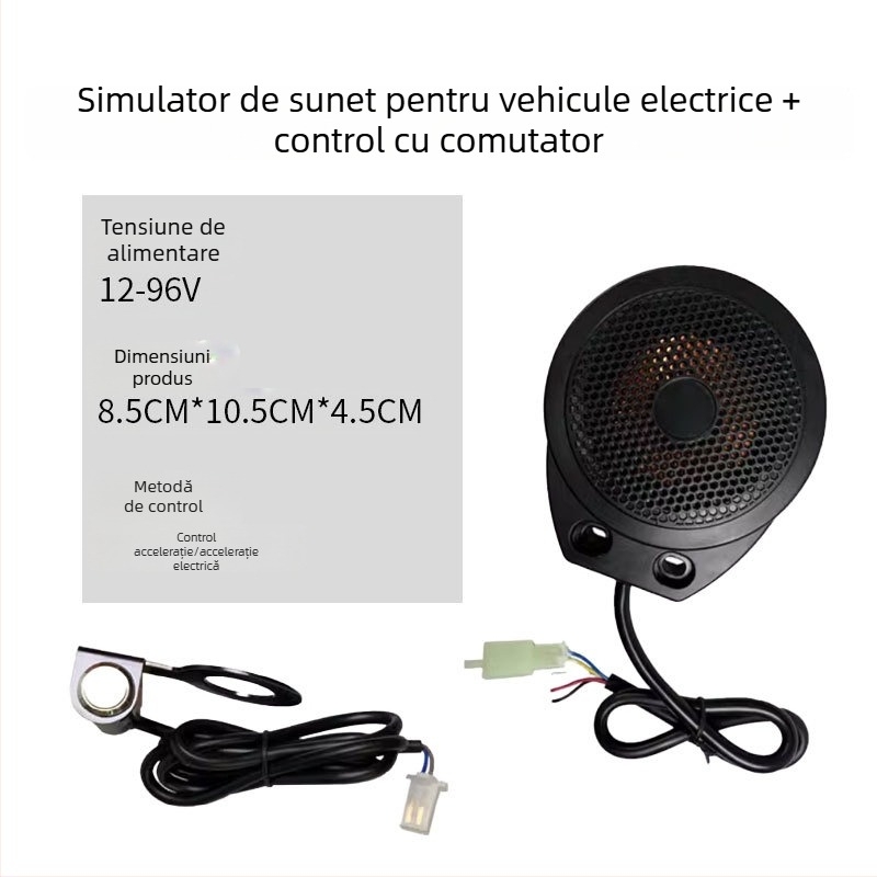 Simulator de sunet al motorului pentru kart electric