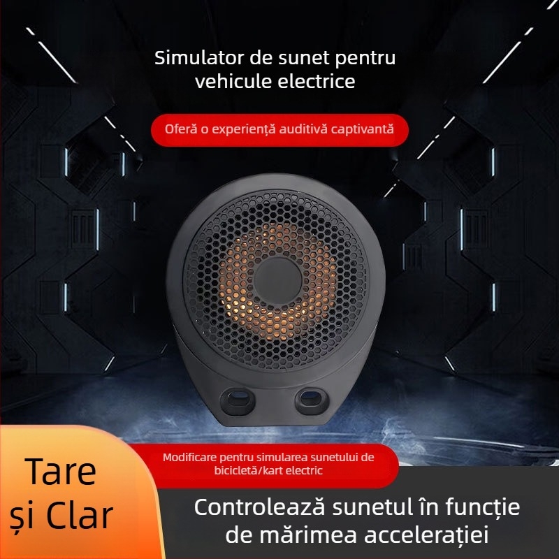 Simulator de sunet al motorului pentru kart electric