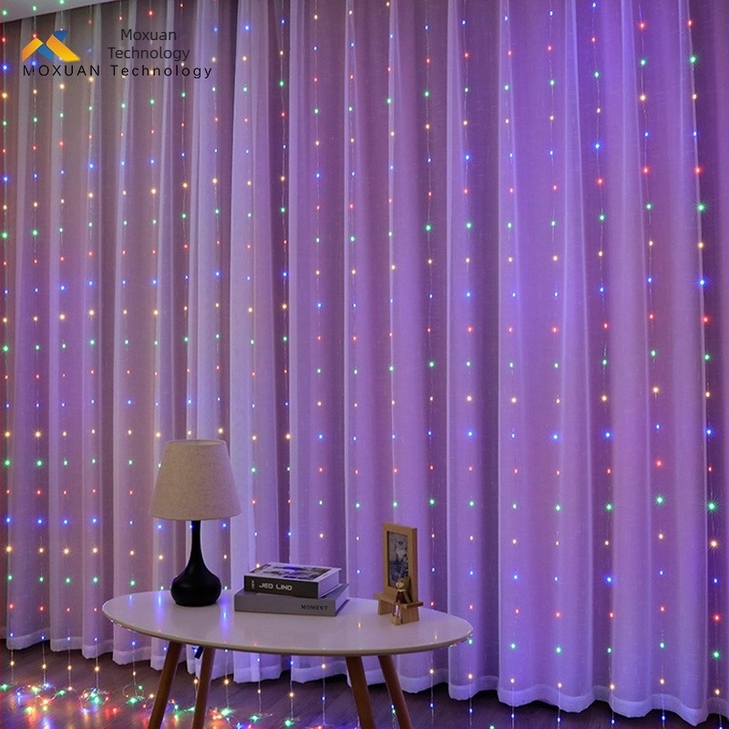 Șiruri LED cu sârmă de cupru, control USB prin telecomandă, 300 LED, decor interior de sărbători