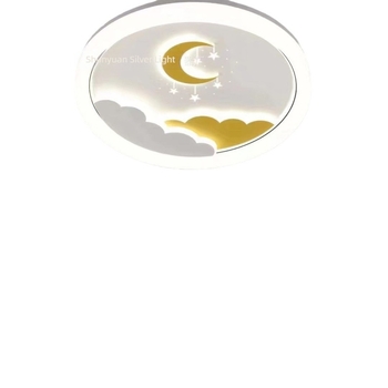 Lampa de plafon pentru camera copiilor cu tema norilor, LED modern minimalist, protecție pentru ochi, pentru fete și băieți, cameră de prințesă